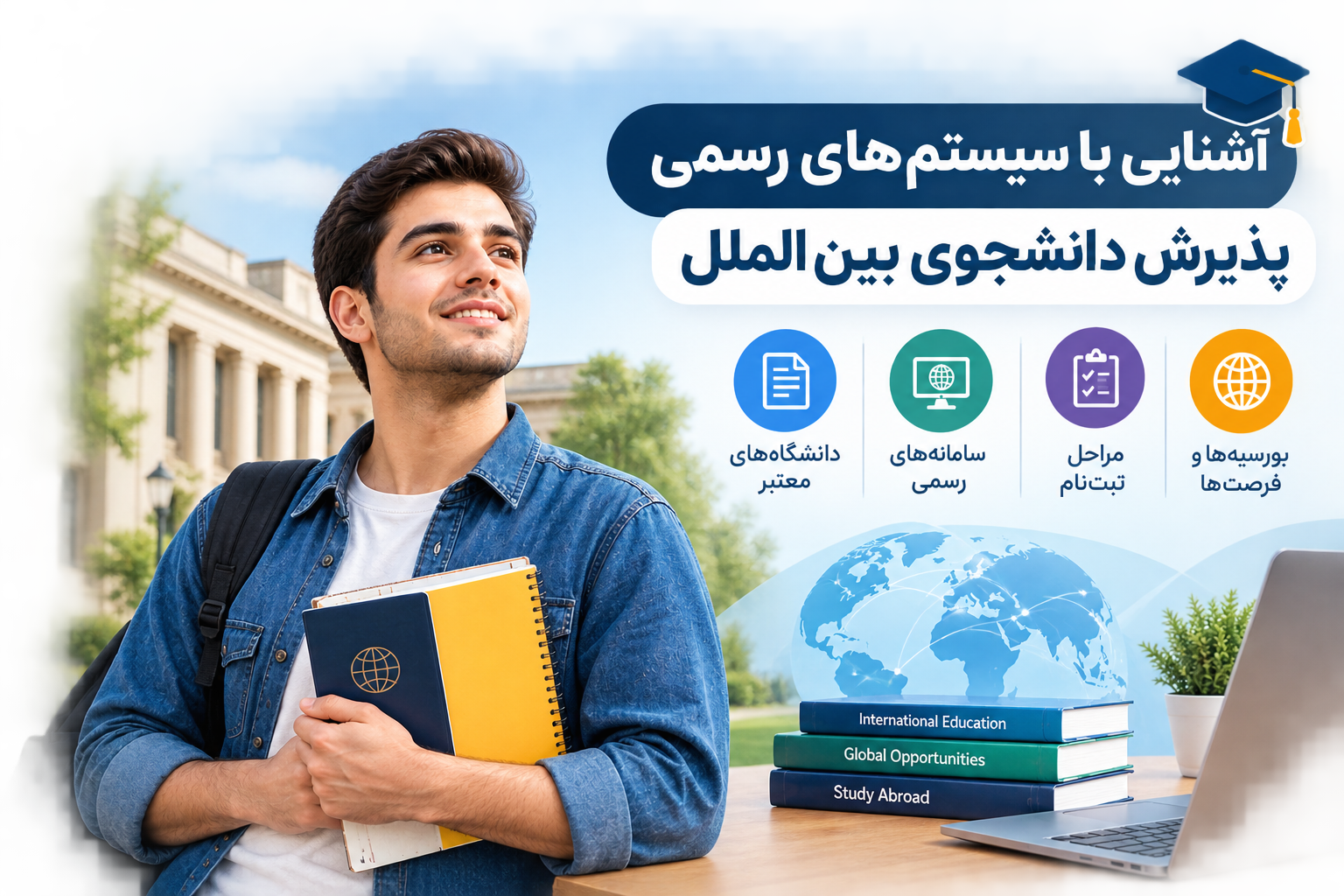 آشنایی با سیستم‌های رسمی پذیرش دانشجوی بین‌الملل